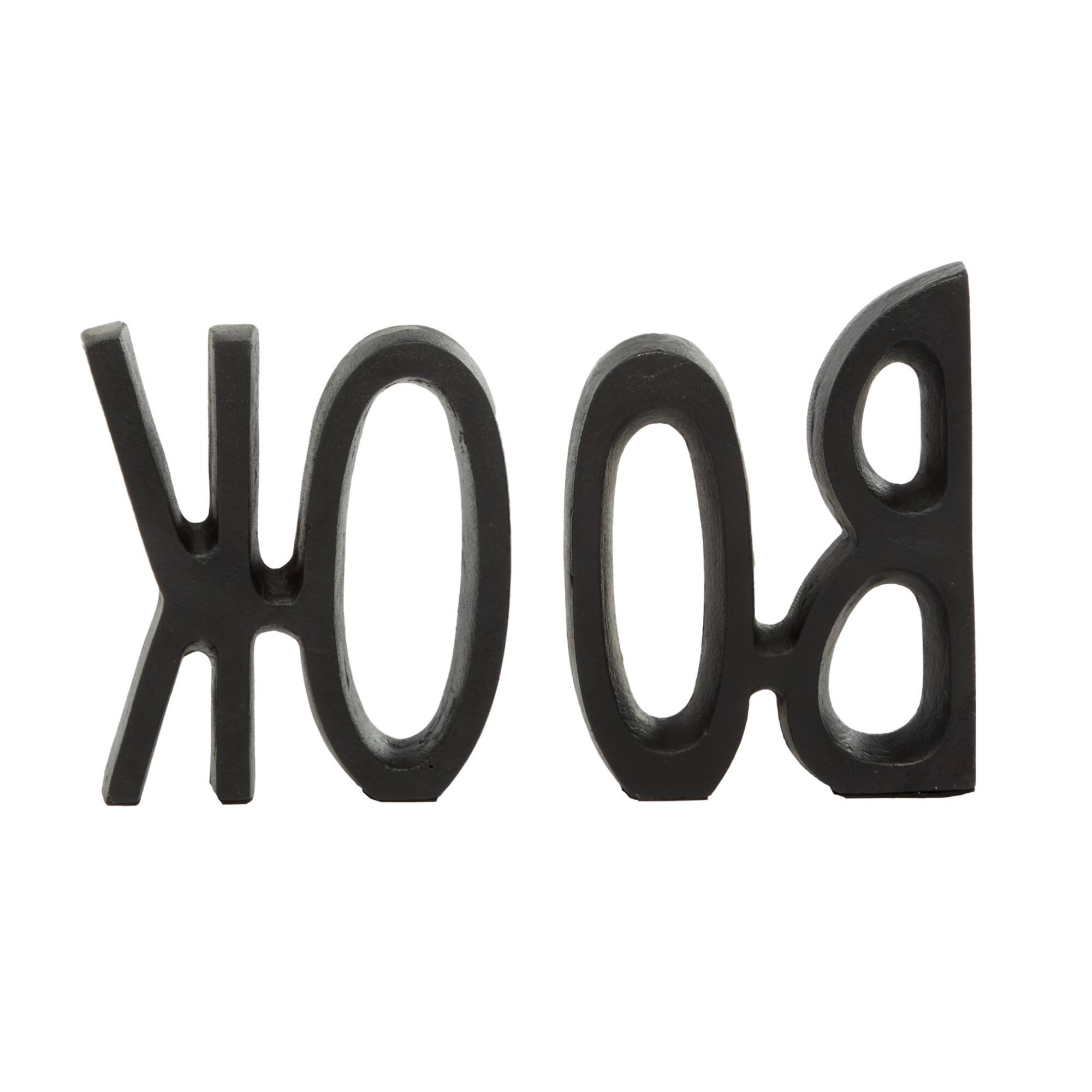 7" Black Book Aluminum Industrial Bookends